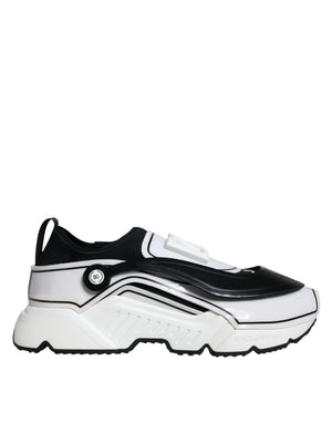 Weiß Schwarz Logo Plaque Daymaster Turnschuhe Schuhe