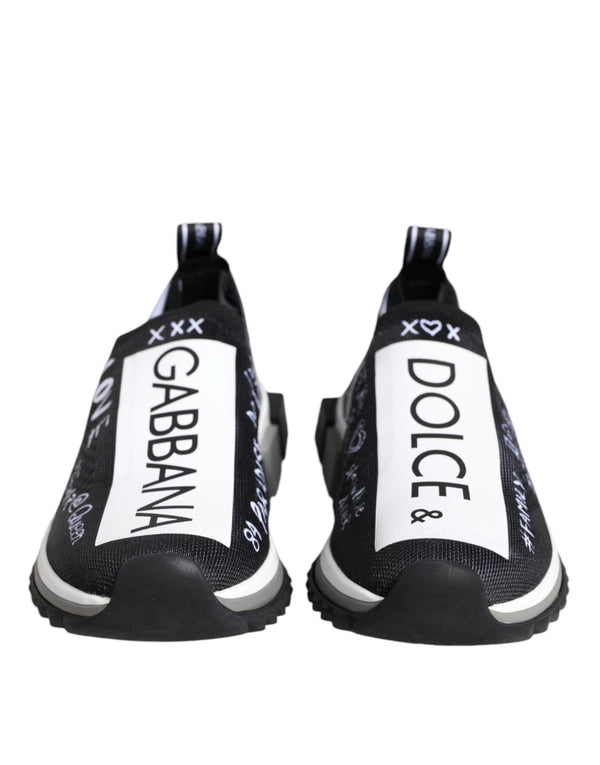 Schwarz Weiß Sorrento Low Top Sneakers Schuhe