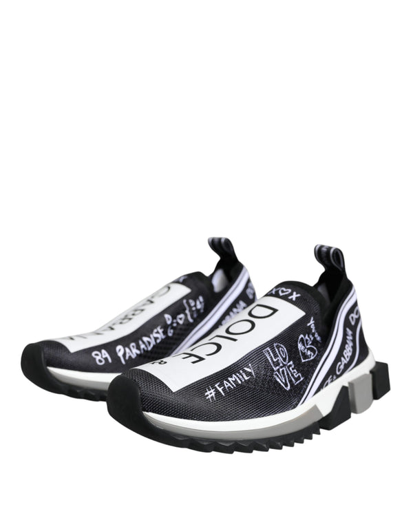 Schwarz Weiß Sorrento Low Top Sneakers Schuhe