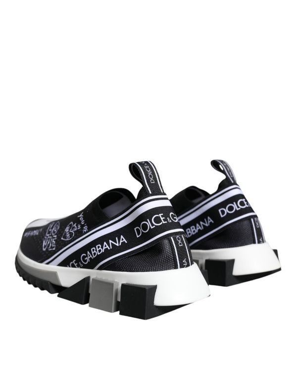 Schwarz Weiß Sorrento Low Top Sneakers Schuhe