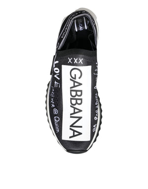Schwarz Weiß Sorrento Low Top Sneakers Schuhe
