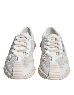 Weiß Spitze NS1 Low Top Sneaker Sportschuhe