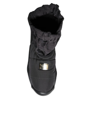 Schwarz Slip On Wave Socken Turnschuhe Schuhe