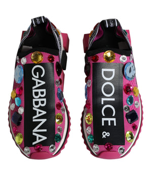 Rosa Sorrento Kristalle Low Top Turnschuhe Schuhe