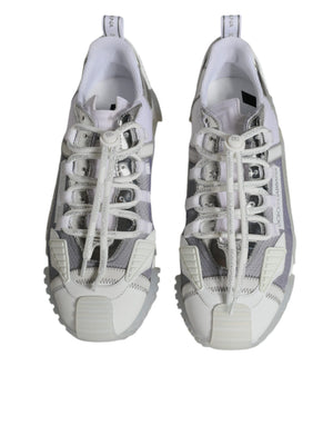 Weiß Silber Low Top NS1 Turnschuhe Schuhe