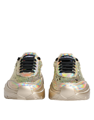 Gold Pailletten Iridiscent Daymaster Turnschuhe Schuhe