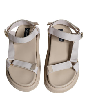 Beige Nappa Devotion Riemen Herren Sandalen Schuhe