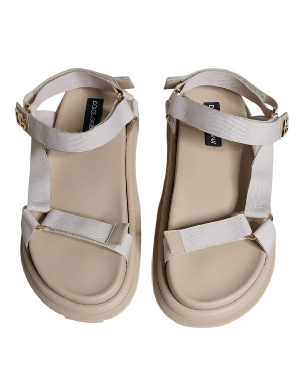 Beige Nappa Devotion Riemen Herren Sandalen Schuhe