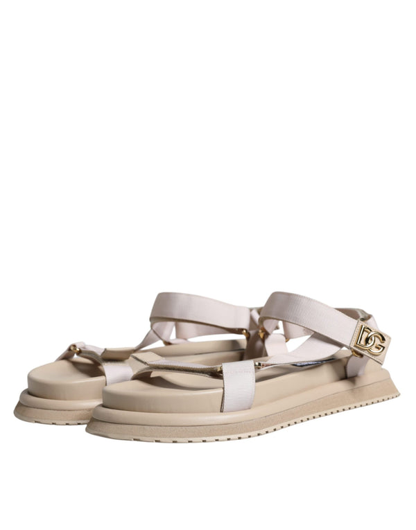 Beige Nappa Devotion Riemen Herren Sandalen Schuhe