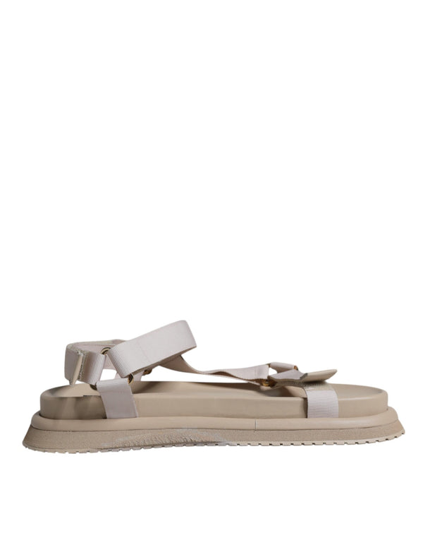Beige Nappa Devotion Riemen Herren Sandalen Schuhe