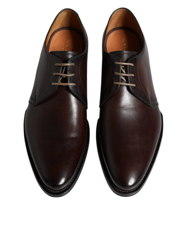 Schwarze Leder Schnürschuhe Männer Derby Formelle Schuhe