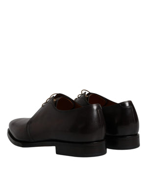Schwarze Leder Schnürschuhe Männer Derby Formelle Schuhe