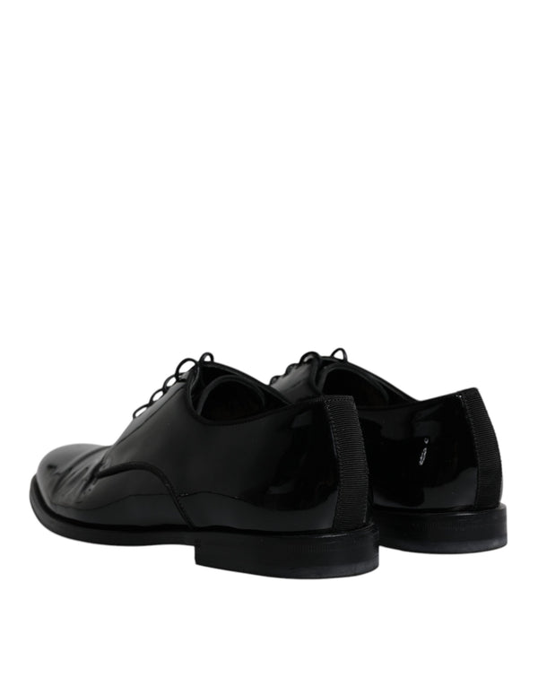 Schwarze Leder Schnürschuhe Männer Derby Formelle Schuhe