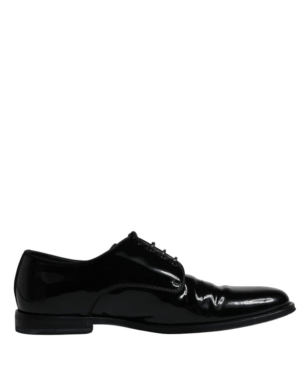 Schwarze Leder Schnürschuhe Männer Derby Formelle Schuhe