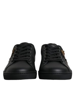 Schwarz London Sacred Heart Männer Turnschuhe Schuhe