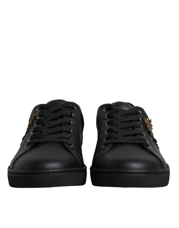 Schwarz London Sacred Heart Männer Turnschuhe Schuhe