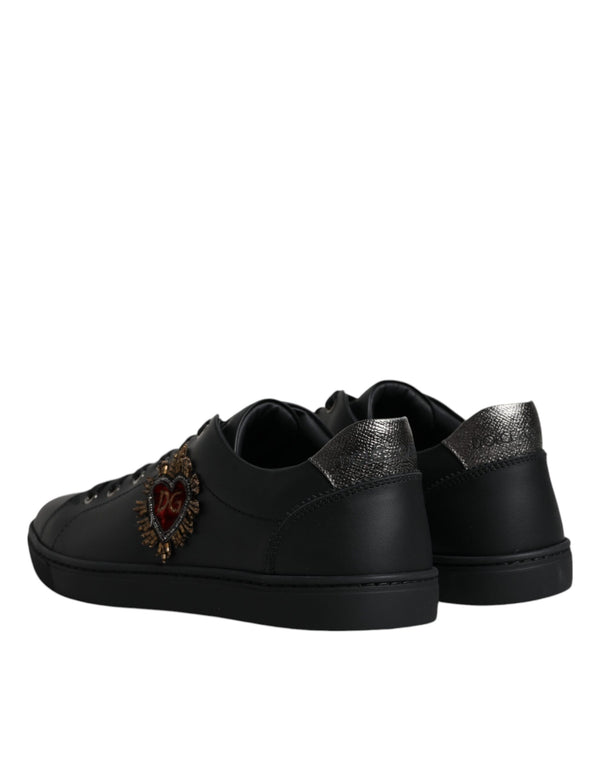 Schwarz London Sacred Heart Männer Turnschuhe Schuhe