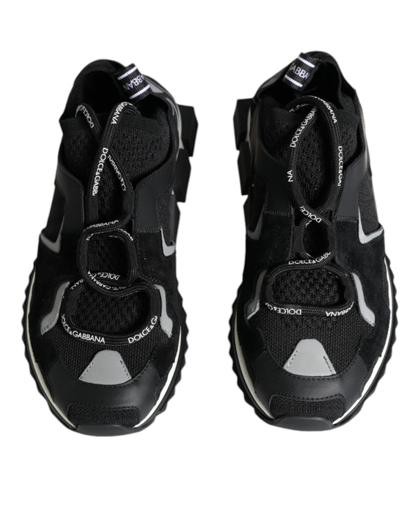 Schwarz Mesh Sorrento Trekking Turnschuhe Schuhe