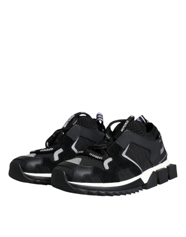 Schwarz Mesh Sorrento Trekking Turnschuhe Schuhe