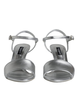 Silber KEIRA Heels Riemchensandalen Schuhe
