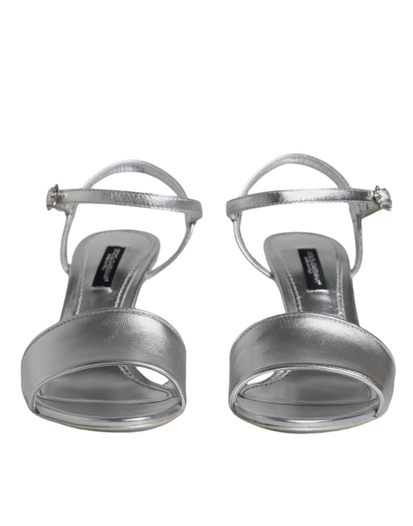Silber KEIRA Heels Riemchensandalen Schuhe