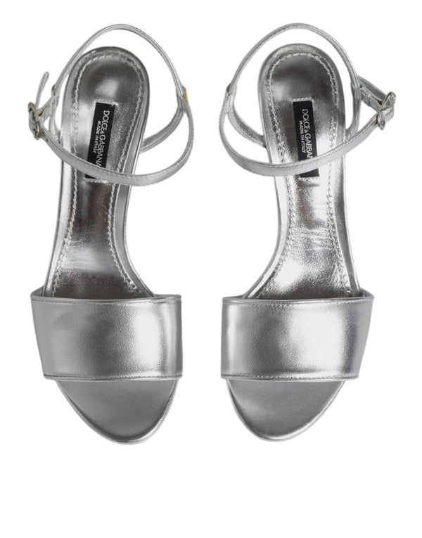 Silber KEIRA Heels Riemchensandalen Schuhe