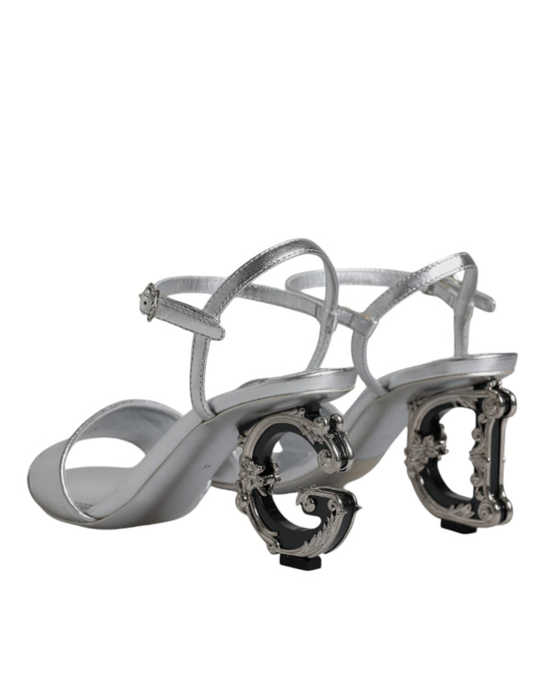 Silber KEIRA Heels Riemchensandalen Schuhe