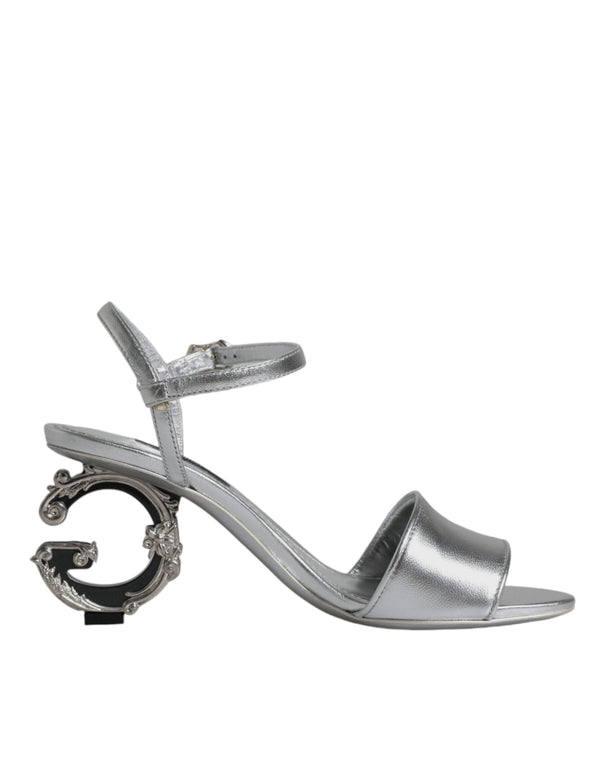Silber KEIRA Heels Riemchensandalen Schuhe