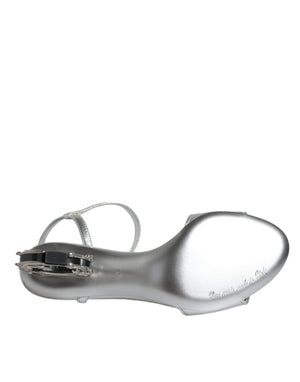Silber KEIRA Heels Riemchensandalen Schuhe