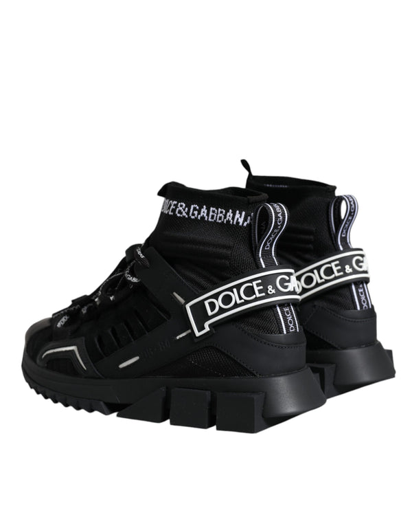 Schwarz Sorrento Socken Logo Turnschuhe Schuhe