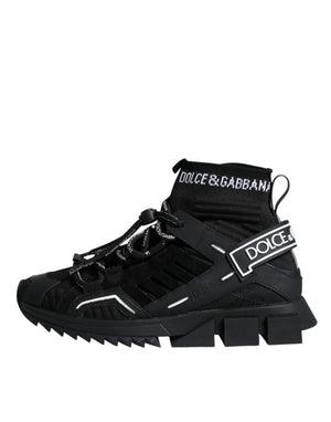 Schwarz Sorrento Socken Logo Turnschuhe Schuhe