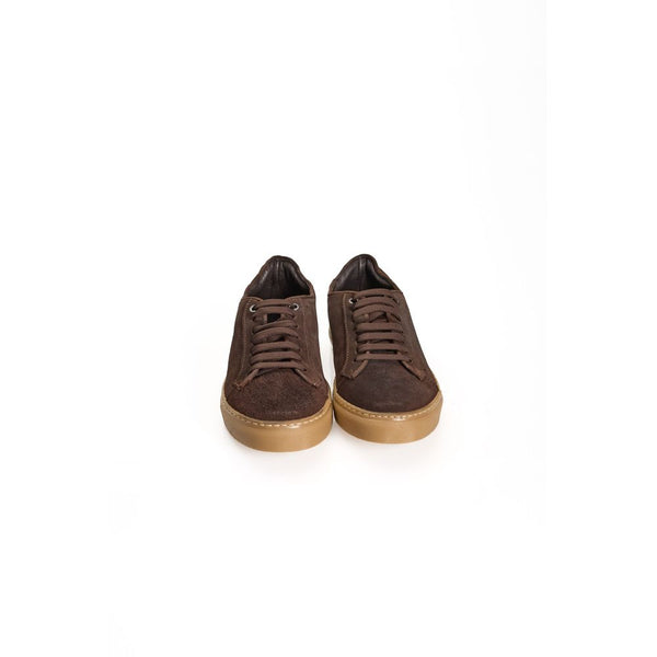 Braunes Kalbsleder Herren Sneaker