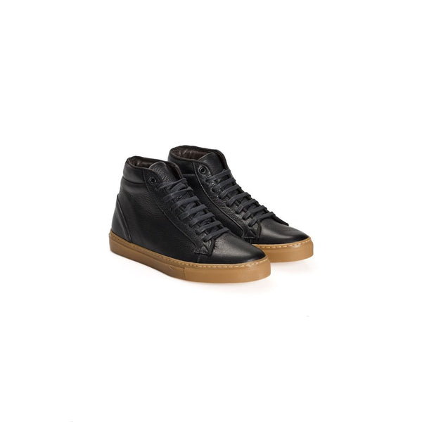 Schwarzer Herren-Sneaker aus Kalbsleder