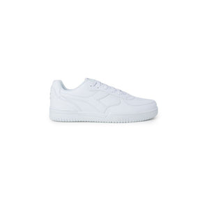 Weiße Sneakers aus Kunstleder