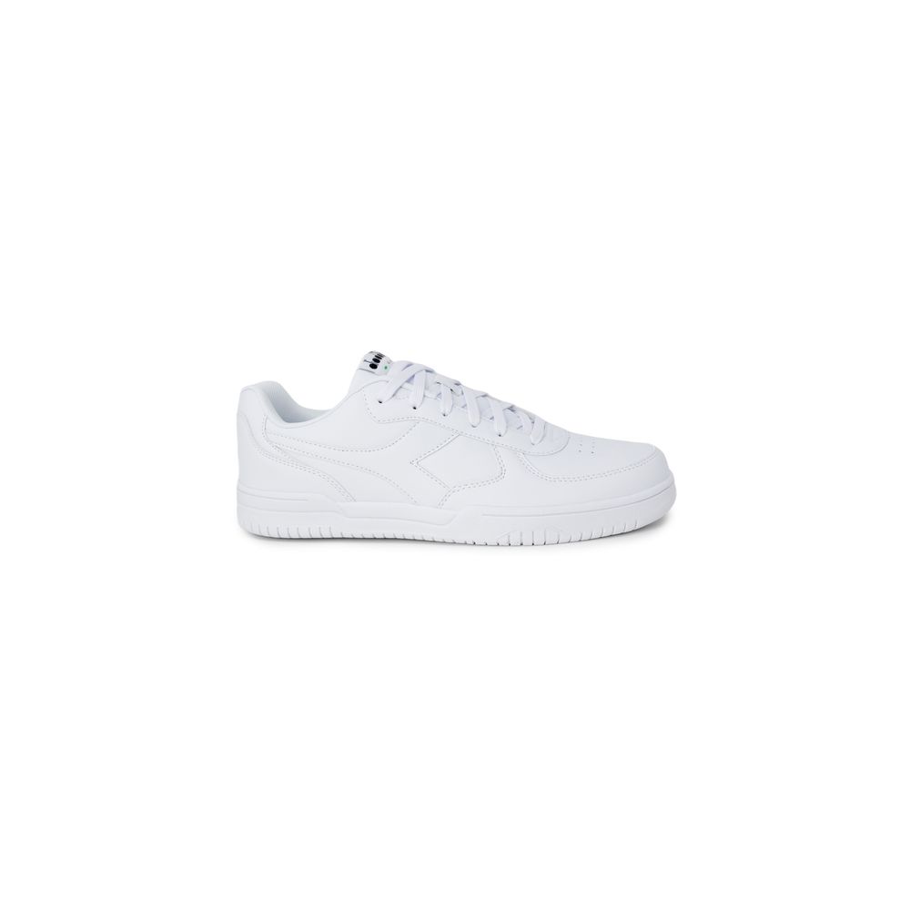 Weiße Sneaker aus Kunstleder