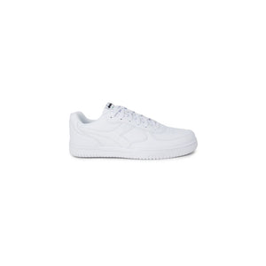 Weiße Sneaker aus Kunstleder