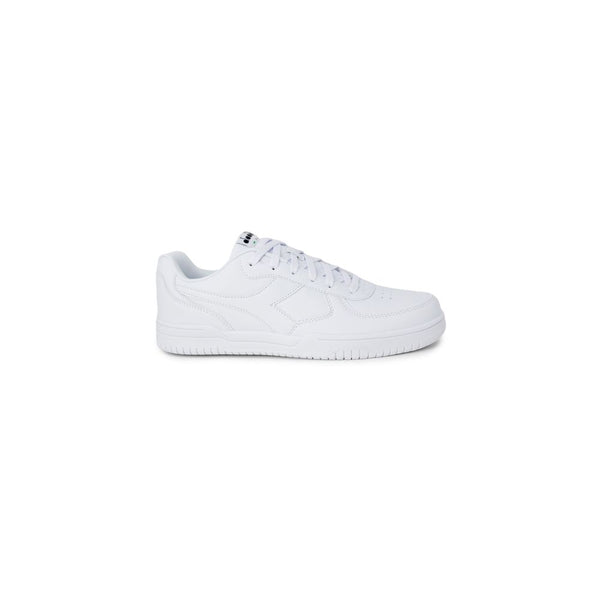 Weiße Sneaker aus Kunstleder