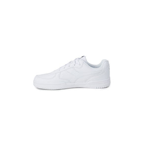 Weiße Sneaker aus Kunstleder