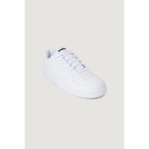 Weiße Sneaker aus Kunstleder