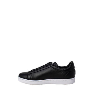 Schwarze und Weiße Polyethylen Sneakers mit niedrigem Schaft