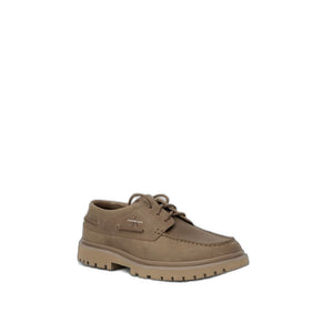 Oxfords und Derby aus braunem Leder