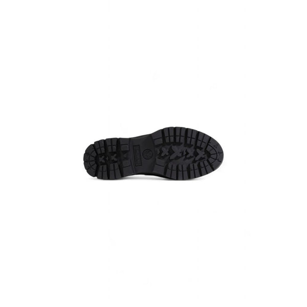 Schwarze Leder-Chelsea-Boots