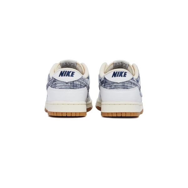 Dunkelblaue Leder-Sneaker im Low-Top-Design