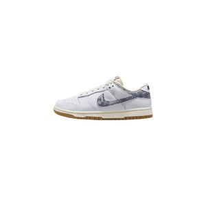 Dunkelblaue Leder-Sneaker im Low-Top-Design