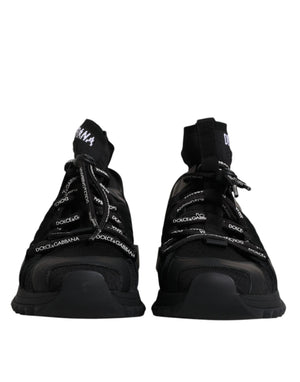 Schwarz Sorrento Logo Männer Turnschuhe Socken Schuhe