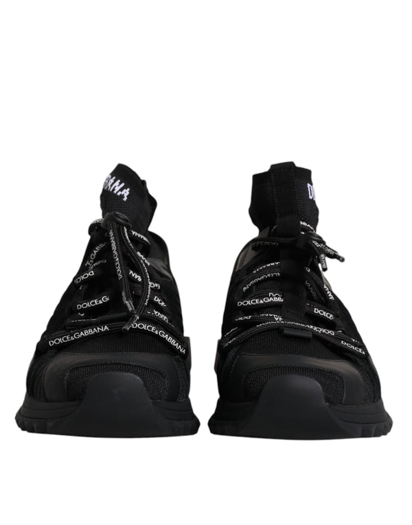 Schwarz Sorrento Logo Männer Turnschuhe Socken Schuhe