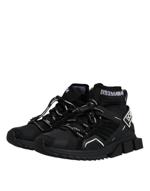 Schwarz Sorrento Logo Männer Turnschuhe Socken Schuhe