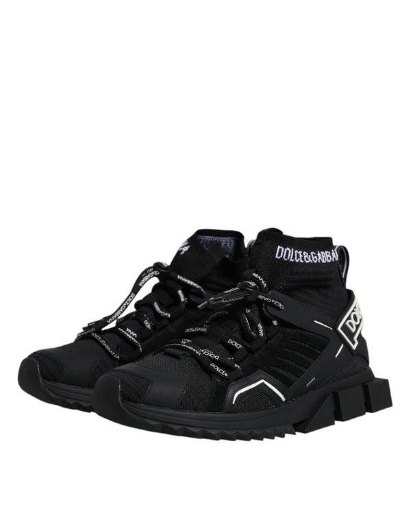 Schwarz Sorrento Logo Männer Turnschuhe Socken Schuhe
