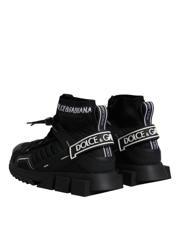 Schwarz Sorrento Logo Männer Turnschuhe Socken Schuhe