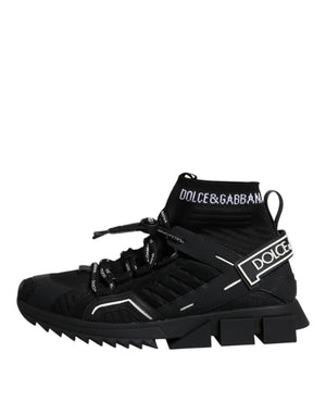 Schwarz Sorrento Logo Männer Turnschuhe Socken Schuhe
